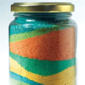 sand in a jar